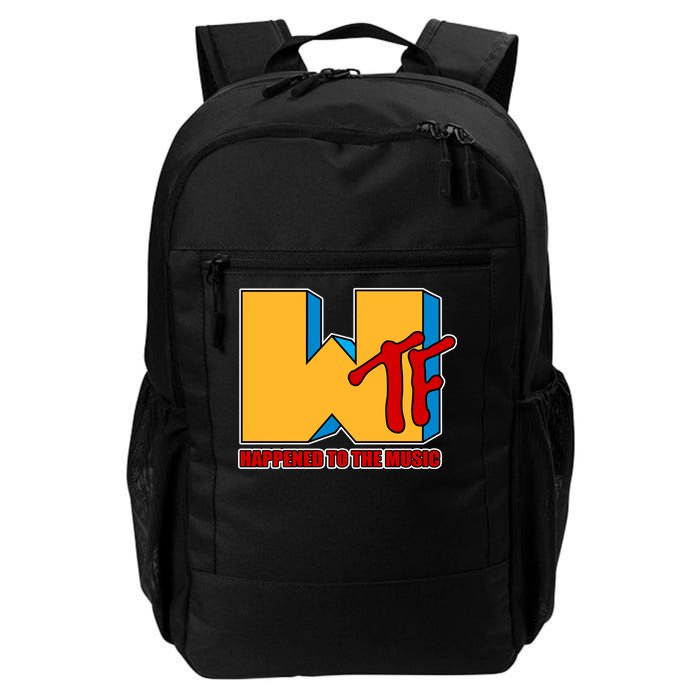 WTF Happened To The Music Funny Daily Commute Backpack