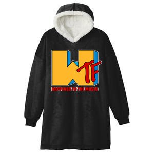 WTF Happened To The Music Funny Hooded Wearable Blanket