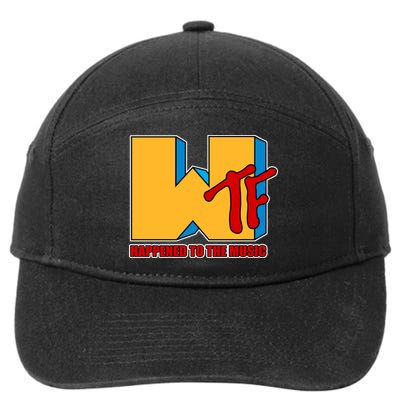 WTF Happened To The Music Funny 7-Panel Snapback Hat