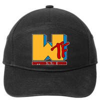 WTF Happened To The Music Funny 7-Panel Snapback Hat