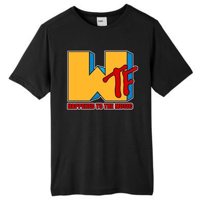 WTF Happened To The Music Funny Tall Fusion ChromaSoft Performance T-Shirt