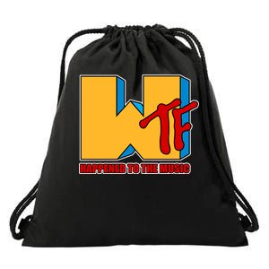 WTF Happened To The Music Funny Drawstring Bag