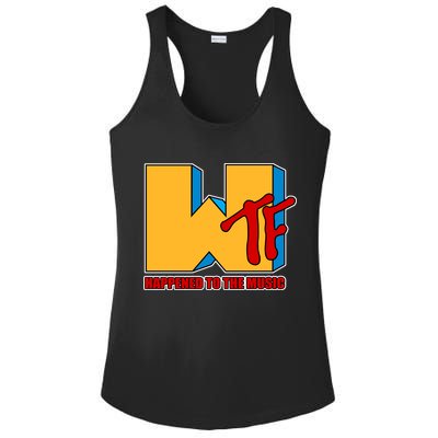 WTF Happened To The Music Funny Ladies PosiCharge Competitor Racerback Tank
