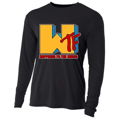 WTF Happened To The Music Funny Cooling Performance Long Sleeve Crew