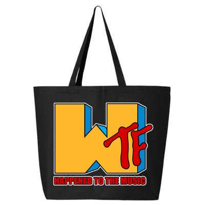 WTF Happened To The Music Funny 25L Jumbo Tote