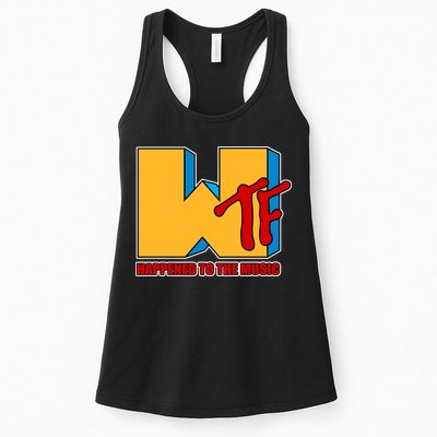 WTF Happened To The Music Funny Womens Tank Top
