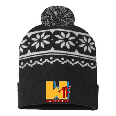 WTF Happened To The Music Funny USA-Made Snowflake Beanie