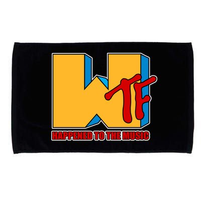 WTF Happened To The Music Funny Microfiber Hand Towel