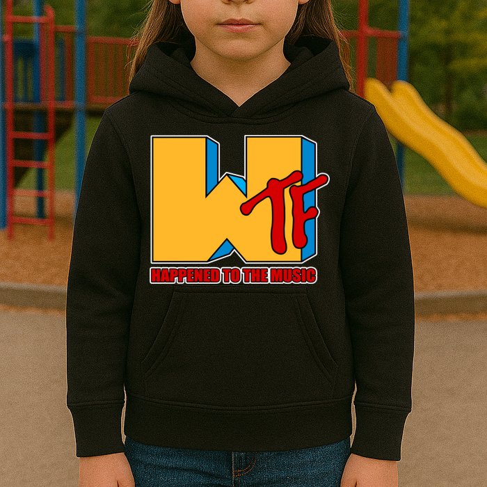 WTF Happened To The Music Funny Kids Hoodie