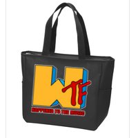 WTF Happened To The Music Funny Zip Tote Bag