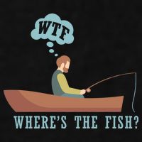 WTF Where The Fish Ladies PosiCharge Tri-Blend Wicking Tank