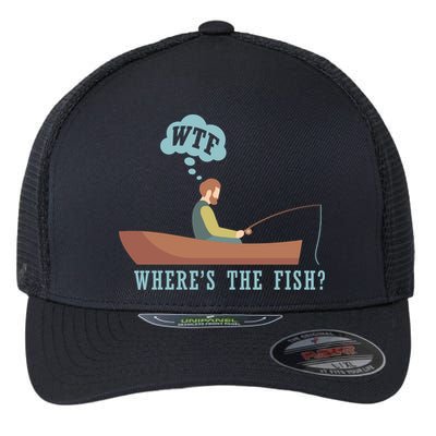 WTF Where The Fish Flexfit Unipanel Trucker Cap