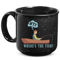 WTF Where The Fish 15oz Campfire Ceramic Mug