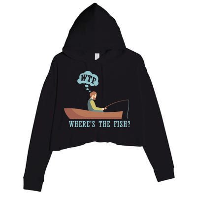 WTF Where The Fish Crop Fleece Hoodie