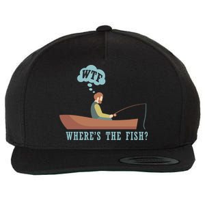 WTF Where The Fish Wool Snapback Cap