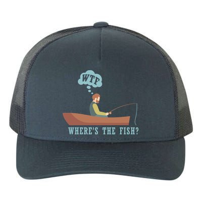 WTF Where The Fish Yupoong Adult 5-Panel Trucker Hat