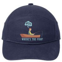 WTF Where The Fish 7-Panel Snapback Hat