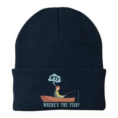 WTF Where The Fish Knit Cap Winter Beanie