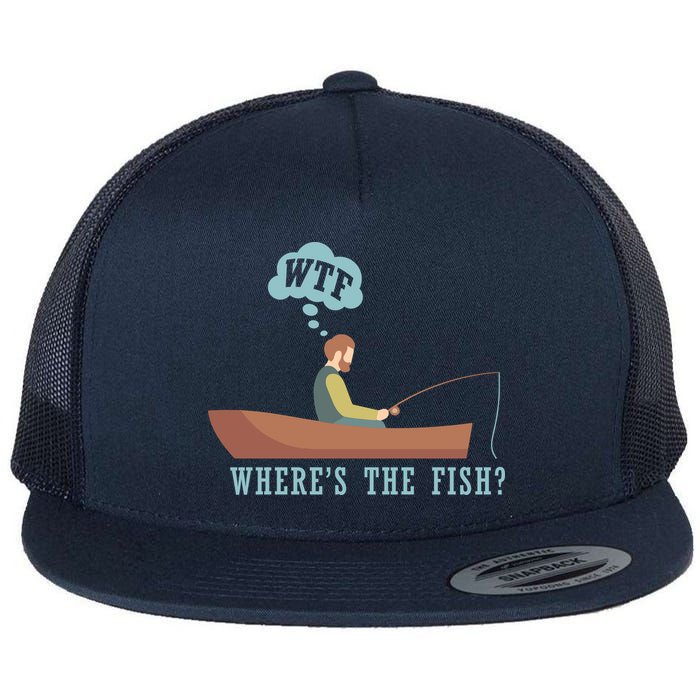 WTF Where The Fish Flatbill Hat