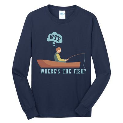 WTF Where The Fish Tall Long Sleeve T-Shirt