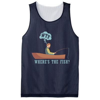 WTF Where The Fish Mesh Reversible Basketball Jersey Tank