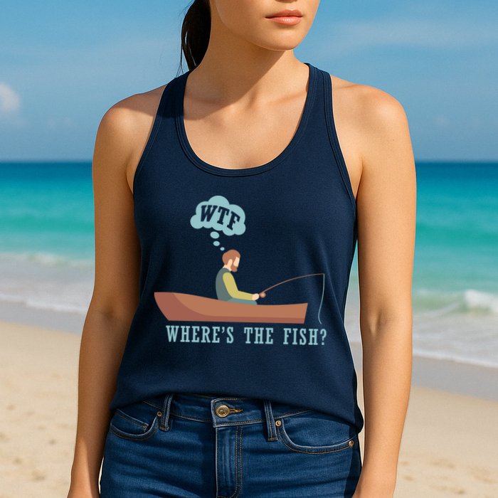 WTF Where The Fish Womens Tank Top