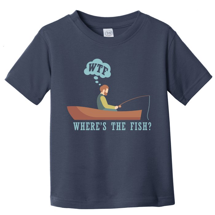 WTF Where The Fish Toddler T-Shirt