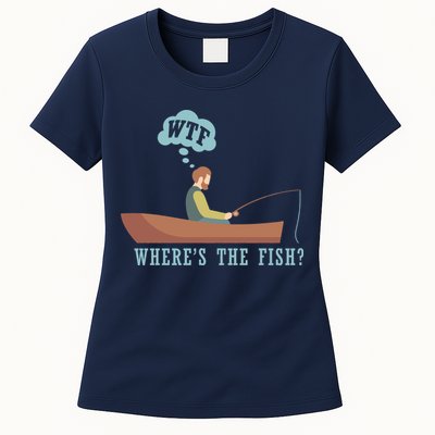 WTF Where The Fish Womens T-Shirt