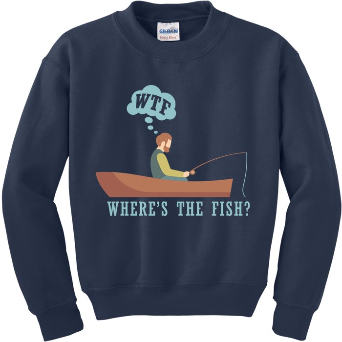 WTF Where The Fish Kids Sweatshirt