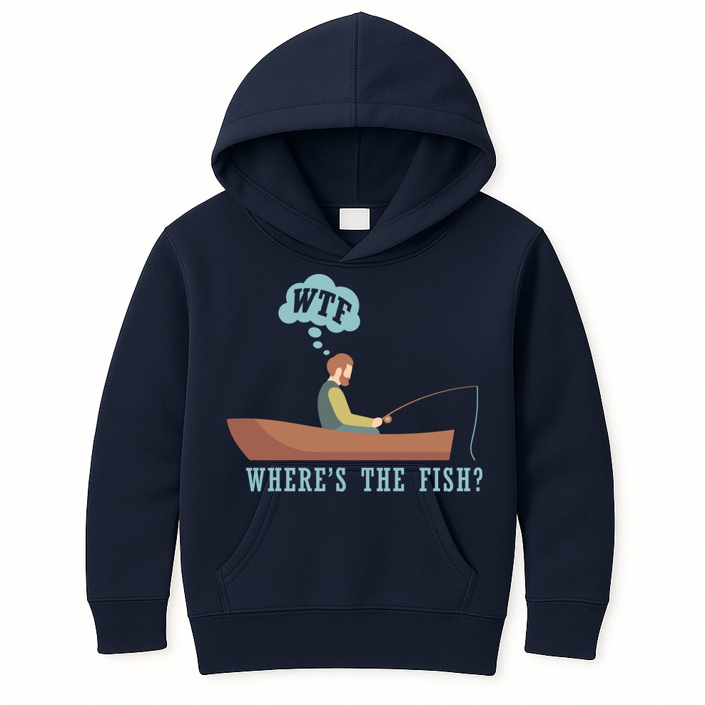 WTF Where The Fish Kids Hoodie