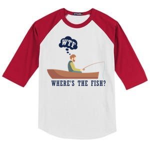 WTF Where The Fish Kids Colorblock Raglan Jersey