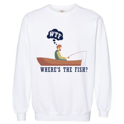 WTF Where The Fish Garment-Dyed Sweatshirt
