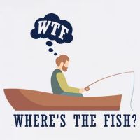 WTF Where The Fish Garment-Dyed Sweatshirt