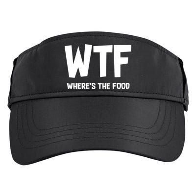 WTF Where's The Food Adult Drive Performance Visor