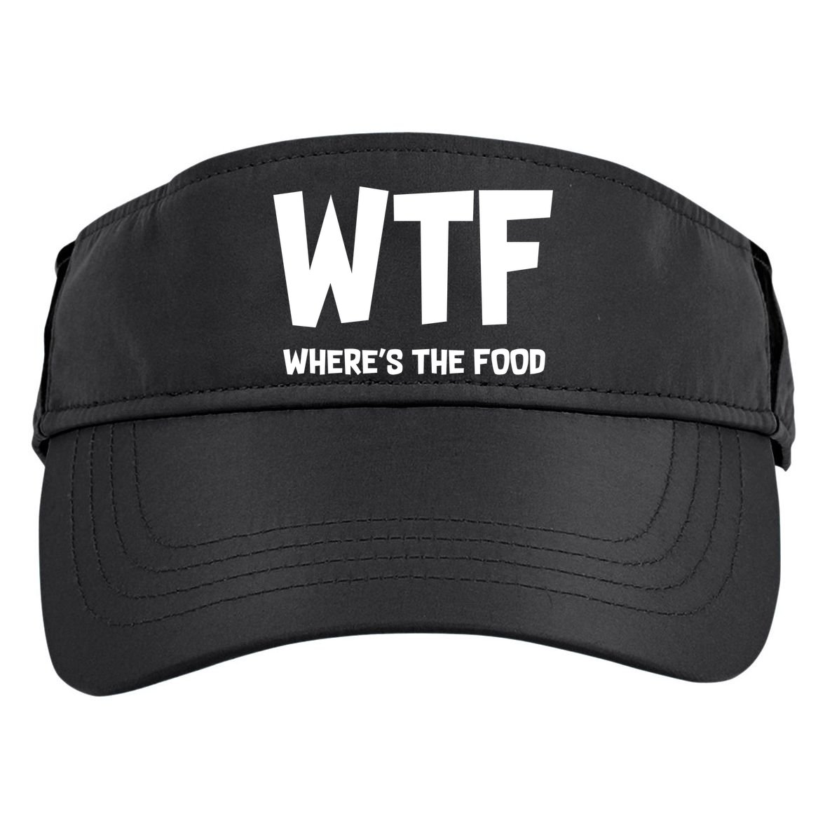 WTF Where's The Food Adult Drive Performance Visor