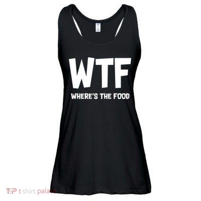 WTF Where's The Food Ladies Essential Flowy Tank