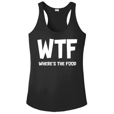 WTF Where's The Food Ladies PosiCharge Competitor Racerback Tank