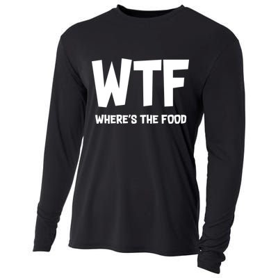 WTF Where's The Food Cooling Performance Long Sleeve Crew