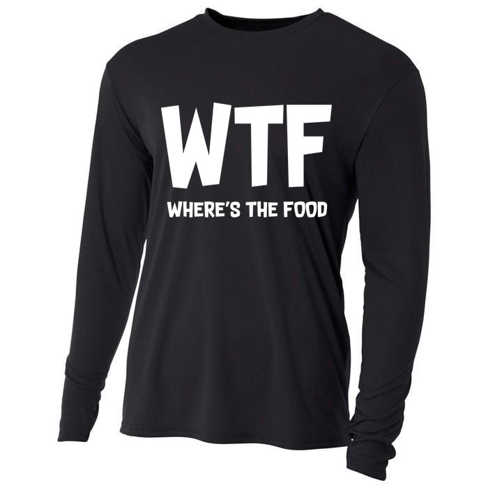WTF Where's The Food Cooling Performance Long Sleeve Crew