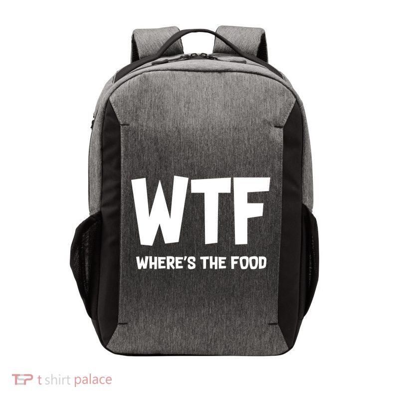 WTF Where's The Food Vector Backpack
