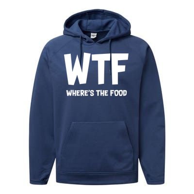 WTF Where's The Food Performance Fleece Hoodie