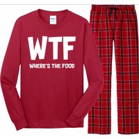 WTF Where's The Food Long Sleeve Pajama Set