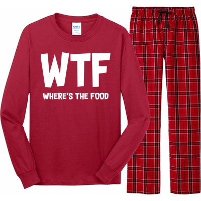 WTF Where's The Food Long Sleeve Pajama Set