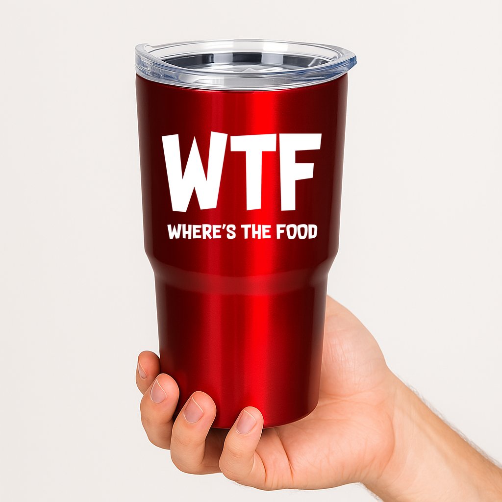 WTF Where's The Food Tumbler
