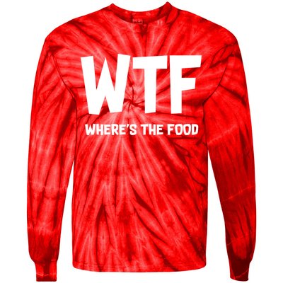 WTF Where's The Food Tie-Dye Long Sleeve Shirt