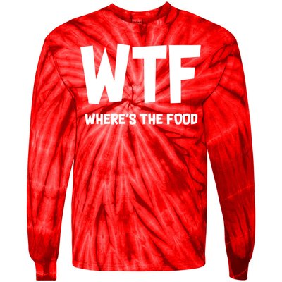 WTF Where's The Food Tie-Dye Long Sleeve Shirt