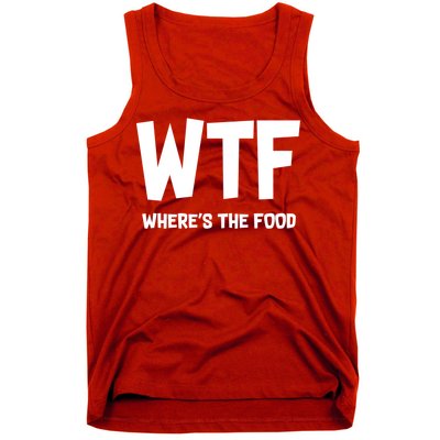 WTF Where's The Food Tank Top