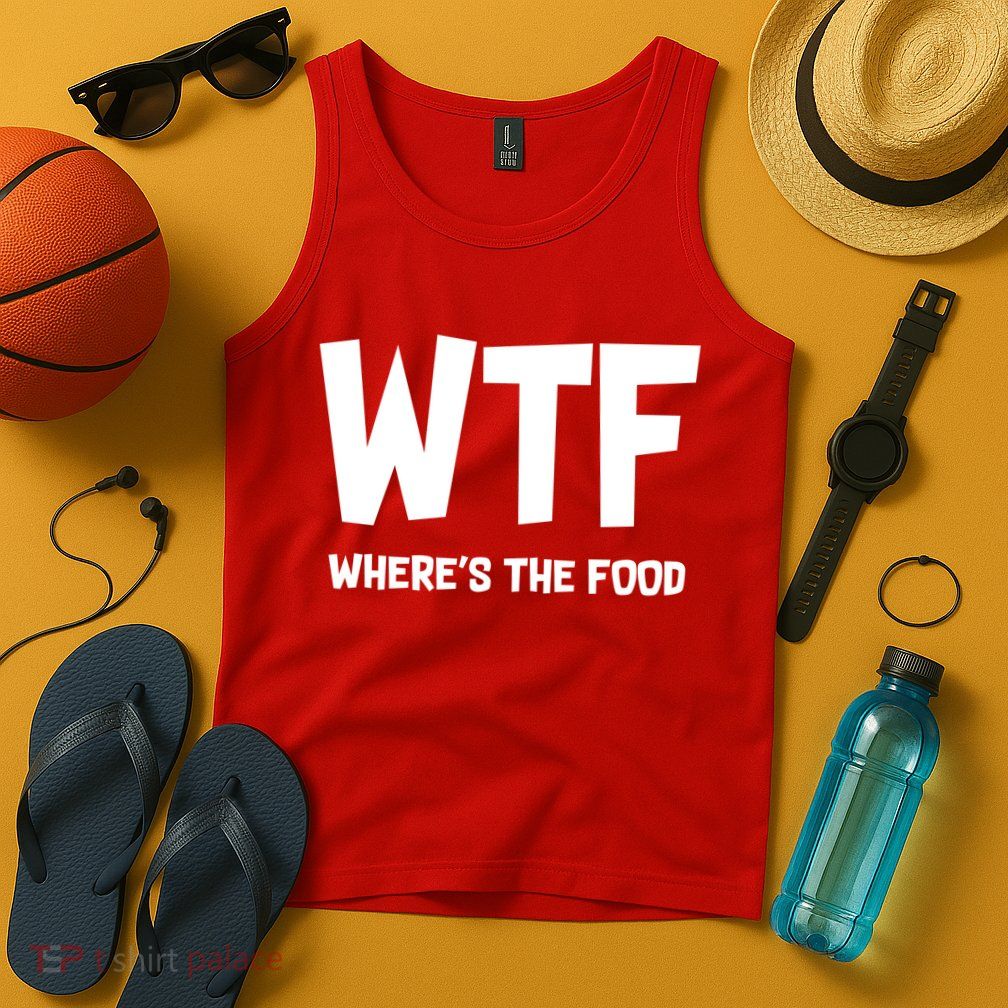 WTF Where's The Food Tank Top
