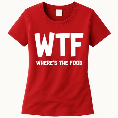 WTF Where's The Food Womens T-Shirt