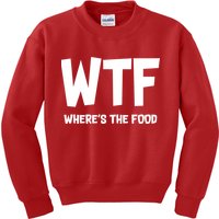 WTF Where's The Food Kids Sweatshirt